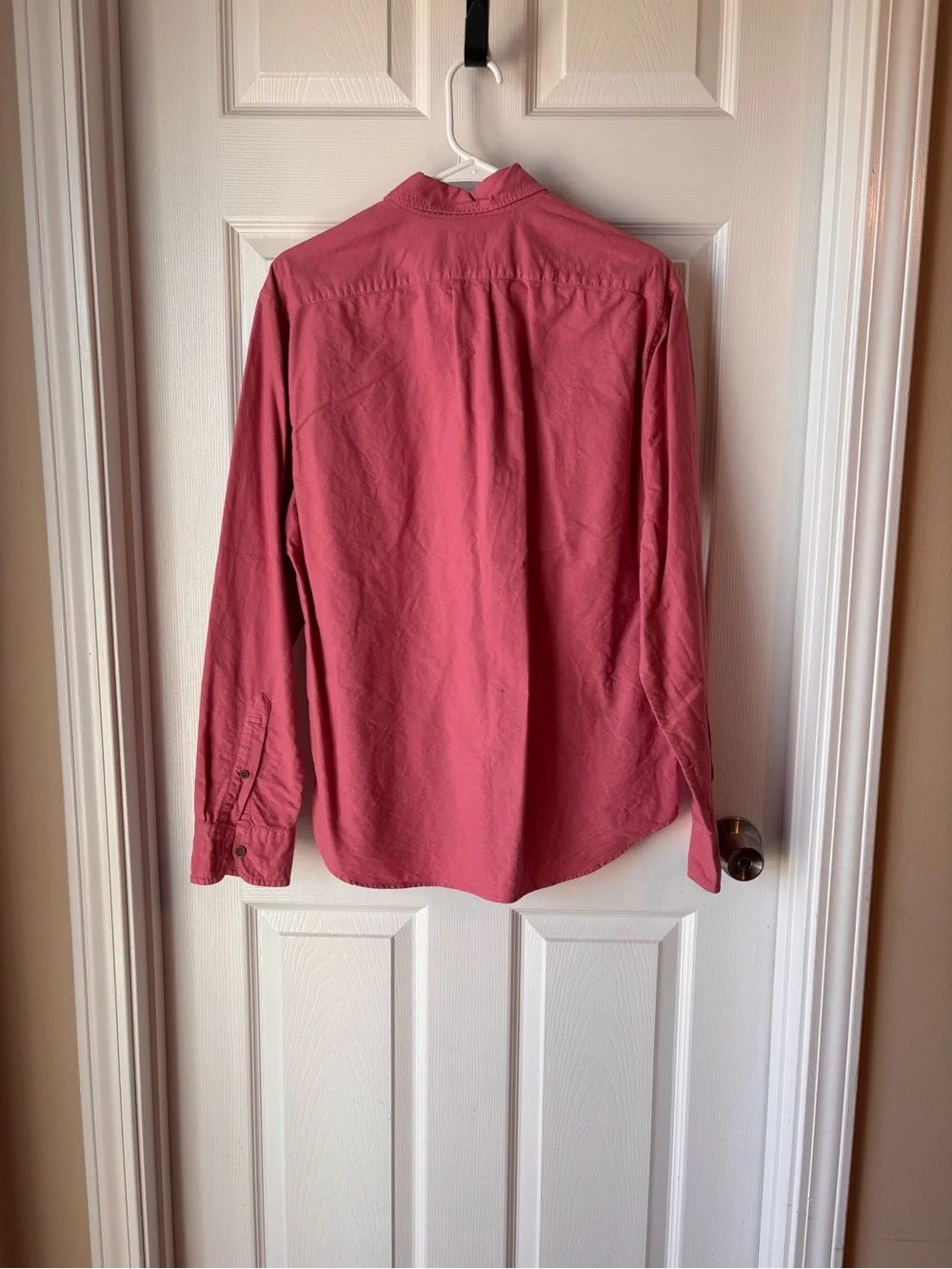 J. Crew Slim untucked Size M Men’s Long-Sleeve Button-Down Shirt - Coral Pink